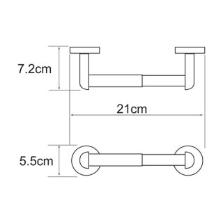 Wasserkraft Rhein K-6222 Держатель туалетной бумаги
