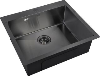 Мойка кухонная Zorg Inox PVD PVD 5951 GRAFIT