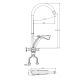 Смеситель для кухни RUSH Nevis (NE1735-22)