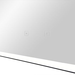 Зеркало с подсветкой и функцией антизапотевания Art&Max Arezzo 60x80см чёрный AM-Are-600-800-DS-FC-H-Nero