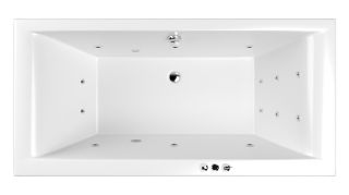 Гидромассажная ванна Whitecross Savia Duo 0103.170080.100.SMART.CR 170x80см Smart хром