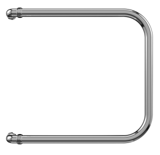 Полотенцесушитель водяной Terminus П-обр AISI 32х2 500х500