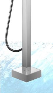 Напольный смеситель для ванны Swedbe Spira 4008 хром