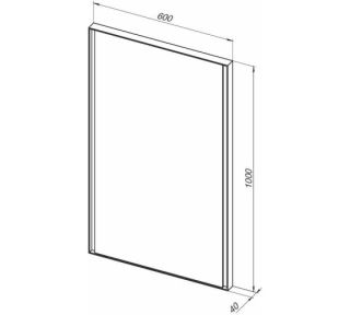 Зеркало Allen Brau Infinity 1.21019.WT Черное