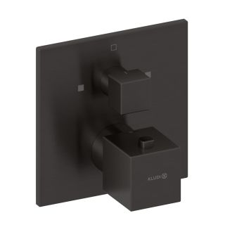 Смеситель-термостат для ванны Kludi Decus 54810N275 сталь оружейная брашированная