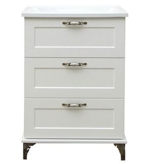 Напольная тумба под раковину Эстет Bali Classic ФР-00002230 75см три ящика белый