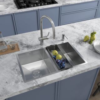 Смеситель для кухни Reflexion Lago RX9904SS оружейная сталь