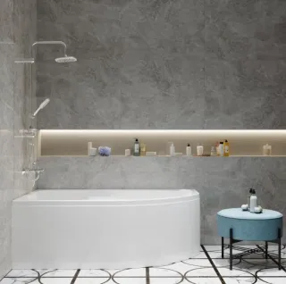 Акриловая ванна Triton София Щ0000046664 левая 170x95 см на Х-каркасе белый