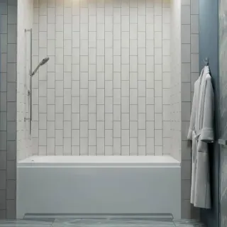 Акриловая ванна 1ACReal Дюна Щ0000046663 170x70 см на Х-каркасе белый