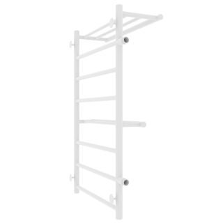 Полотенцесушитель водяной Laris Лавина 73208028БМ левый с полками П9 50x80см белый матовый