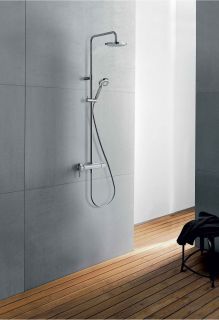 Душевая стойка Kludi Logo Dual shower system хром 6808505-00