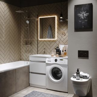 Зеркало с подсветкой Aqwella VISION VIS0207AH 70 см