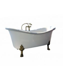 Ванна из искусственного камня Фэма Стиль Габриэлла на опорах RAL 187x84 см