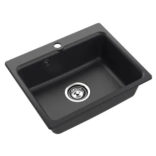 Мойка кухонная Reflexion Optima 52-BL RX0952BL черный