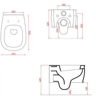 Унитаз Artceram AZULEY JZAZV001 03 00 черный