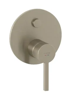 Смеситель для ванны и душа Kludi Nova Fonte Puristic 20759N515 брашированный никель