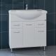 Тумба под раковину СанТа Эльбрус 201115 80см белый