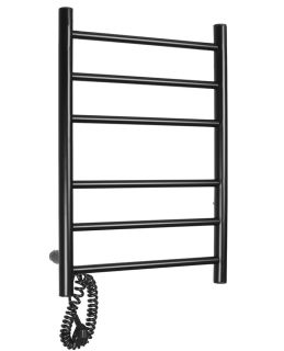 Полотенцесушитель электрический Domoterm Аврора DMT 109-6 40х60 EK L чёрный