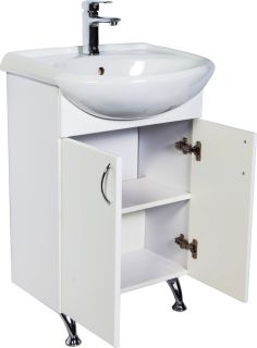 Тумба с раковиной Orange Роса LA-60TUW+RA белый