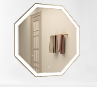 Зеркало с подсветкой Art&Max Argo 80см AM-Arg-800-800-DS-F