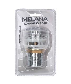 Донный клапан Melana MLN-335302CH с переливом хром