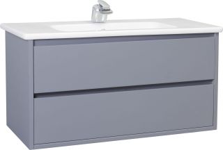 Тумба под раковину Bellezza Лоренцо 100см серебро 00000007032