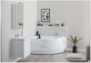 Тумба, раковина, зеркало Aquanet София 00203648