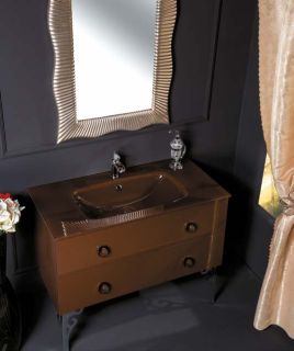 Тумба под раковину Armadi Art Neoart 100см шоколад 831-100-DB