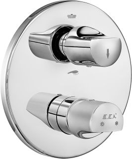 Смеситель для ванны и душа E.C.A. Myra 102167203HEX-YDE хром