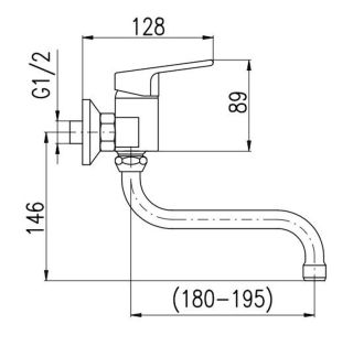 Смеситель для кухни Rav Slezak Colorado CO101.5/21 хром