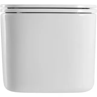 Унитаз подвесной ArtMax Latina AM215CHR безободковый с сиденьем микролифт белый