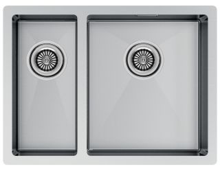 Мойка кухонная Paulmark Gerberg PM225944-BSR правая брашированная нержавеющая сталь