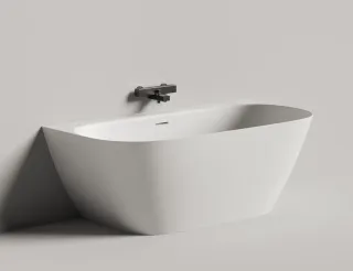 Ванна из искусственного камня Salini Sofia Wall S-Stone 102527MRF 160x80см RAL полностью