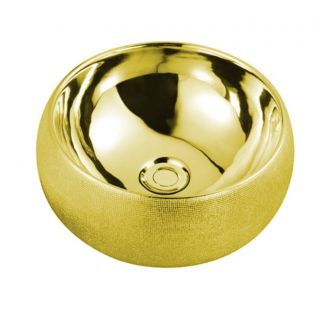 Раковина накладная Boheme золото 862