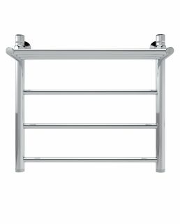 Полотенцесушитель водяной Indigo Line LLSHW60-50P с полкой 60x50 см хром