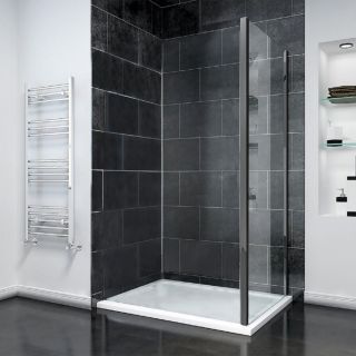 Боковая панель Veconi KP-14GM, 700x1950, Оружейная сталь, стекло прозрачное