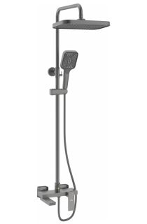 Душевая стойка Rose R1836T пепельный