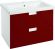 Тумба под раковину Bellezza Пегас 70см красный 00000007774