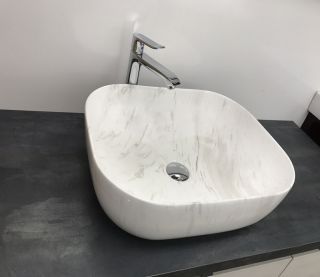 Раковина  CeramaLux K397D9 белая 50 см