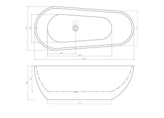 Акриловая ванна CeruttiSpa CT11288 белая