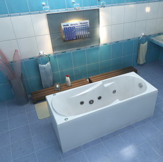 Фронтальная панель для ванны Bas Нептун Standart 170