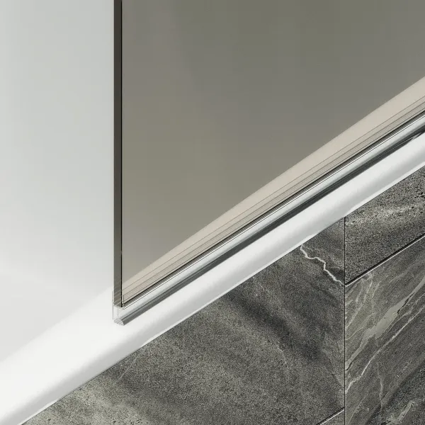 Шторка на ванну MaybahGlass MGV-611-1 60см белый