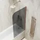 Шторка на ванну MaybahGlass MGV-624-1 80см бронза