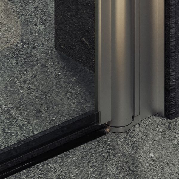 Душевая дверь MaybahGlass MGD-803-5 80см хром матовый