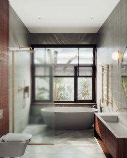 Душевая перегородка MaybahGlass MGD-700-2у 79см бронза