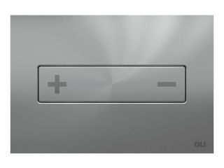 Панель механ. двойная OCEANIA, нержавеющая сталь, глянцевый хром, OLI