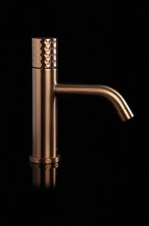 Смеситель для раковины Boheme Stick Daimond 121-BRB брашированная бронза