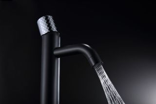 Смеситель для раковины Boheme Stick 122-BB чёрный матовый