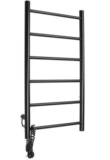 Полотенцесушитель электрический Domoterm Классик DMT 109-6 40x81 EK L чёрный