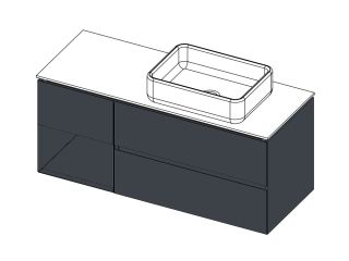 Тумба под раковину Allen Brau Infinity 1.21007.AM подвесная